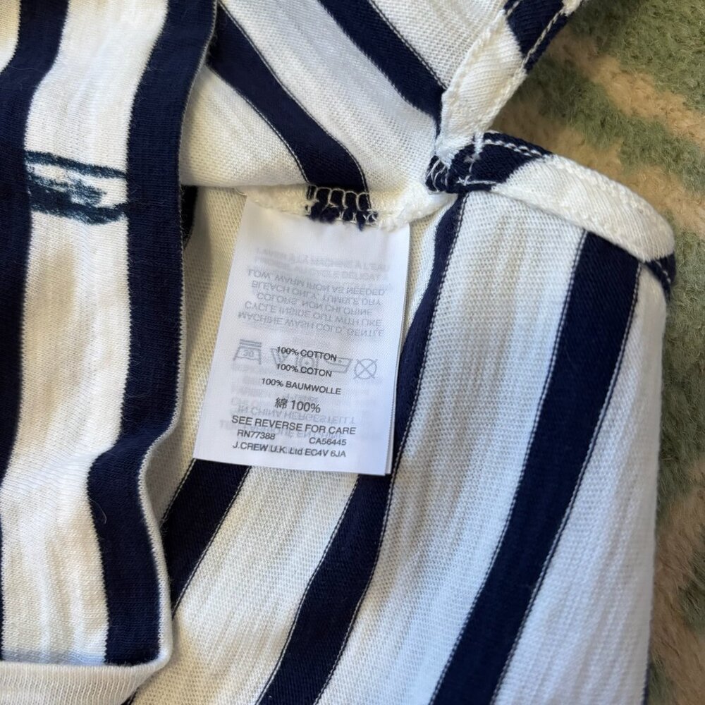 J. Crew stripe boatneck with Whale detail S - Picture 5 of 7